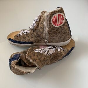 Golden Goose Francy Trainer - Leopard pattern